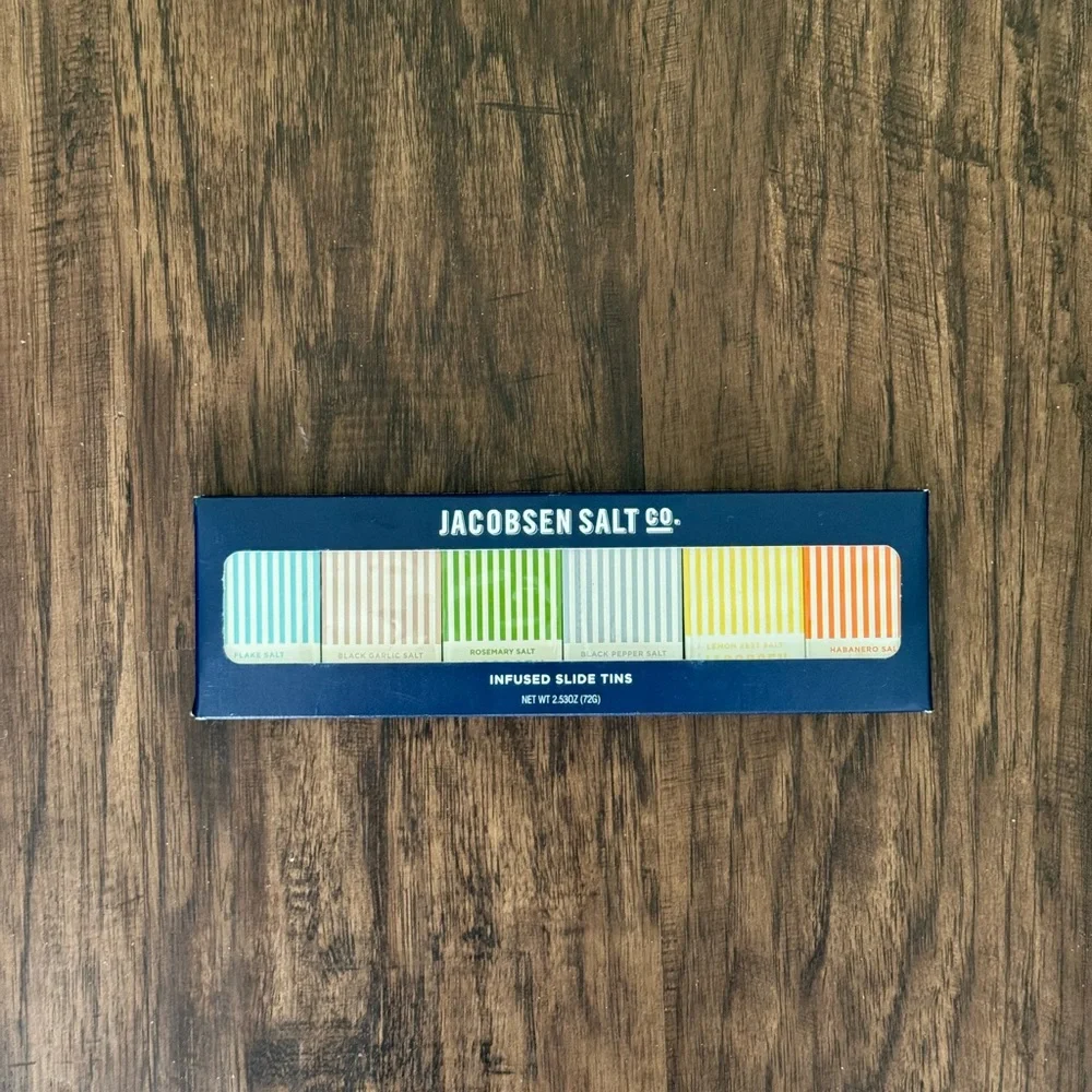 Williams Sonoma Jacobsen salt CO infused salt gift set